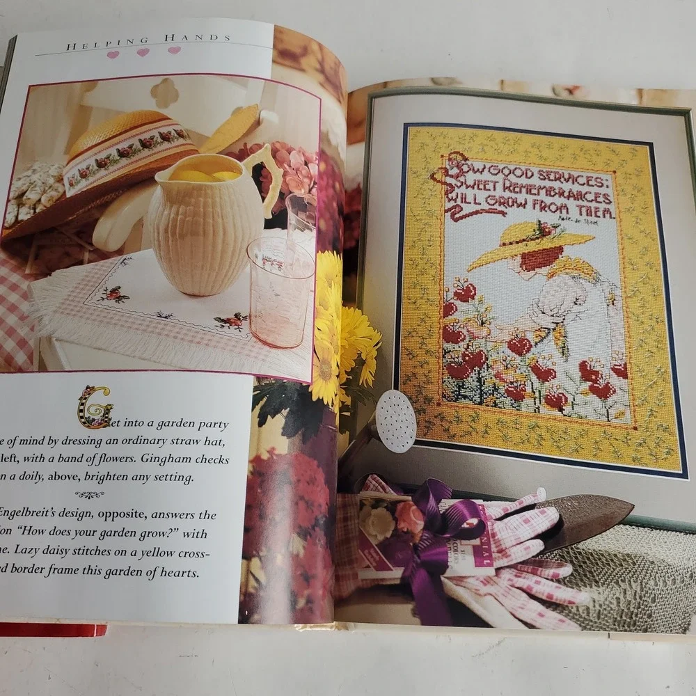 Mary Engelbreit Cross-Stitch for All Seasons Make a Wish HB HC NOS